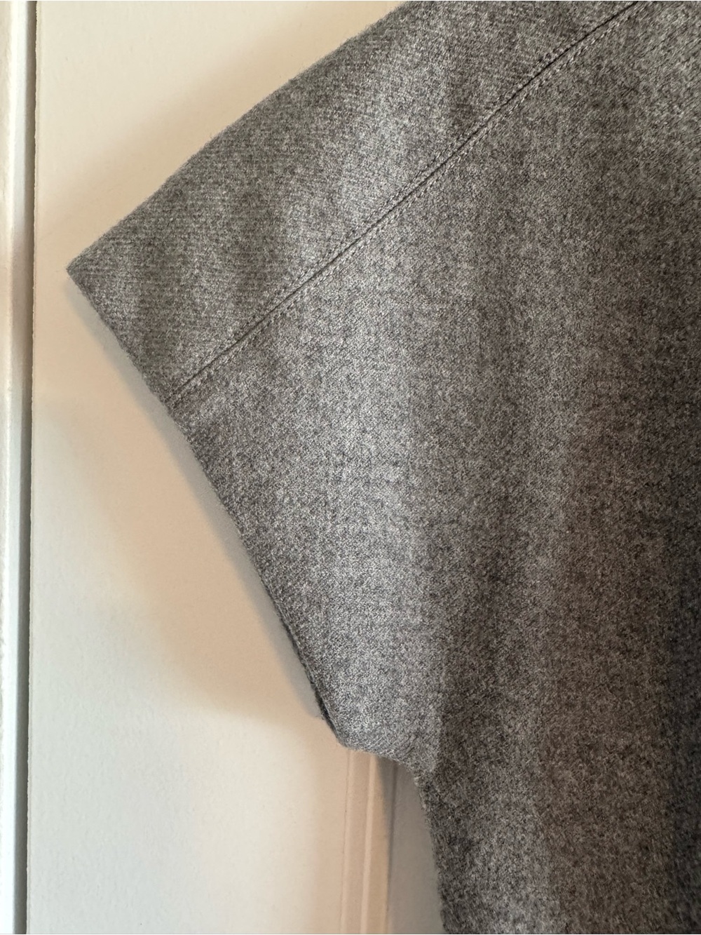 J. Crew 100% Wool Gray Midi Sheath Dress - Picture 3 of 6